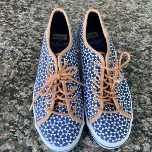 KEDS SunnyLife Blue and White Canvas Shoe Size 7